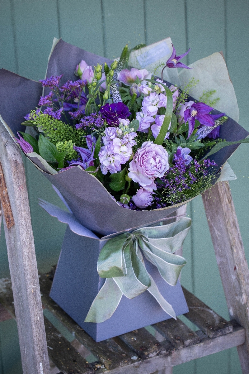 Shades of Blue Handtied