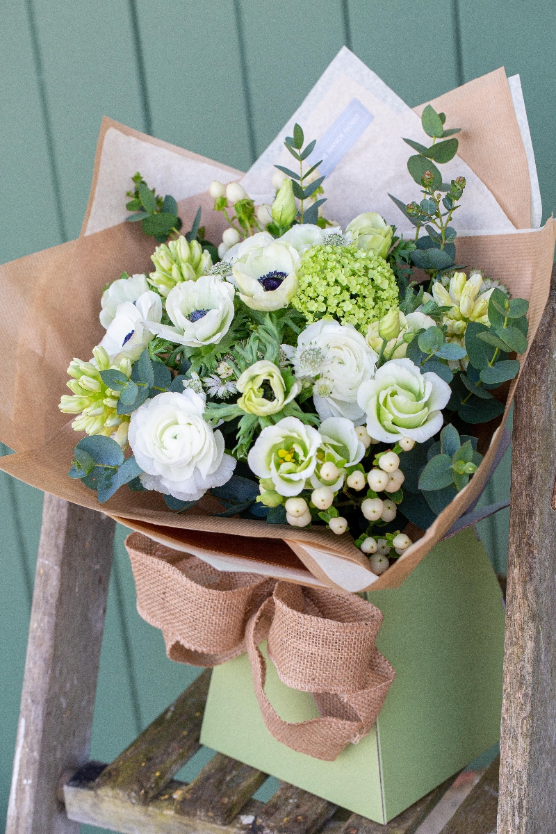 Spring Whites and Greens Handtied