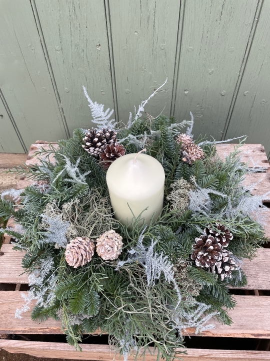 Wild Winter Chunky Candle Arrangement