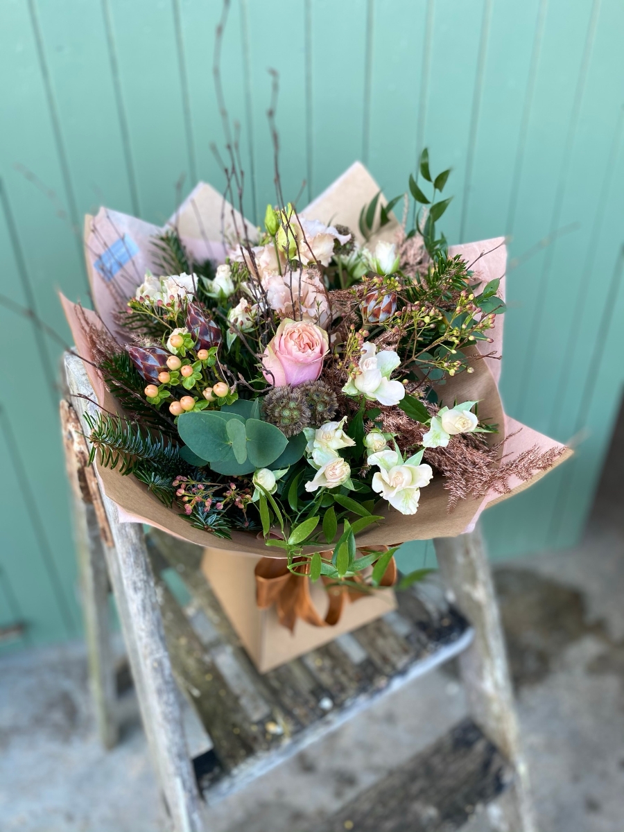 Christmas Copper Hand Tied