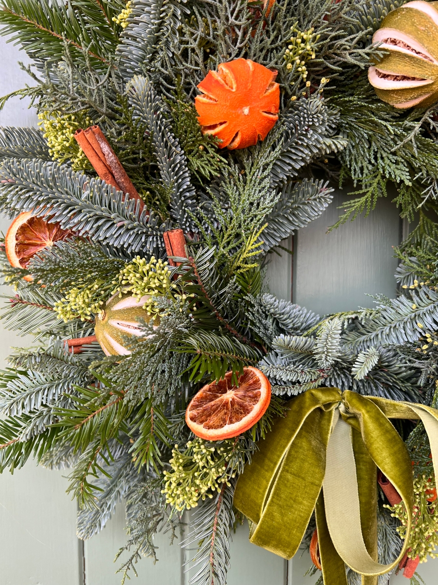 Citrus Christmas Wreath