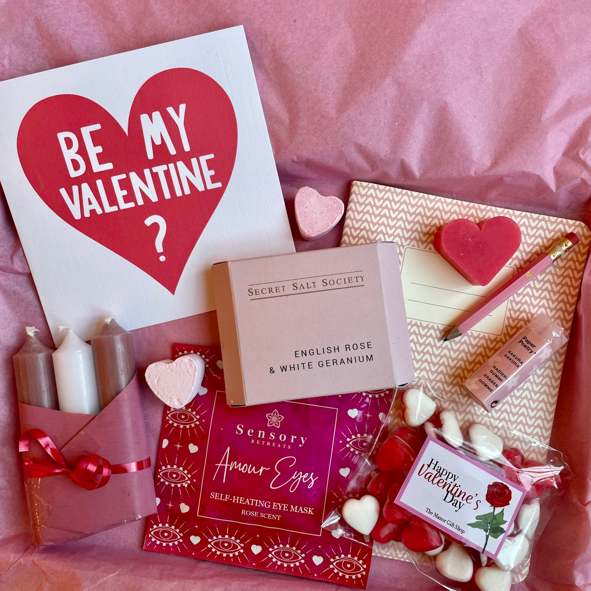 Valentines Love Postal Gift Box