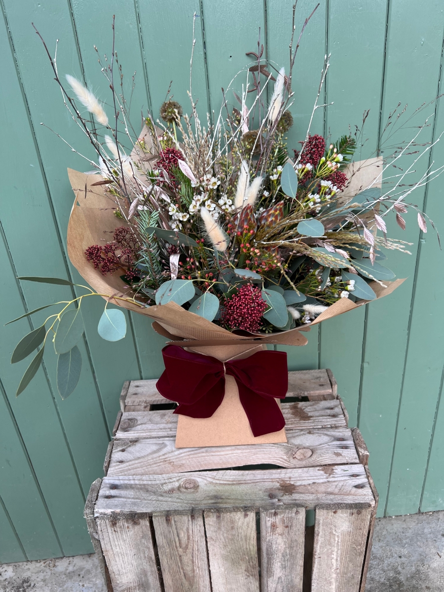 Winter Meadow Hand Tied