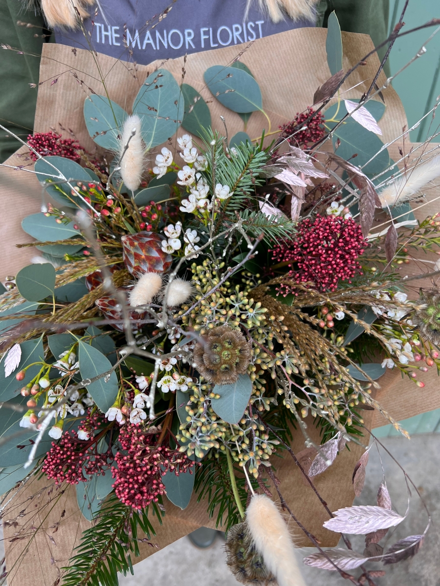 Winter Meadow Hand Tied