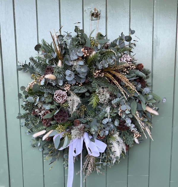 Alpine Door Wreath