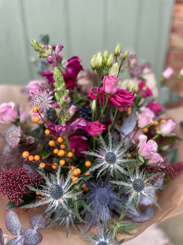 Christmas Berry Hand Tied