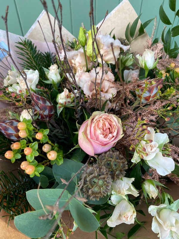 Christmas Copper Hand Tied