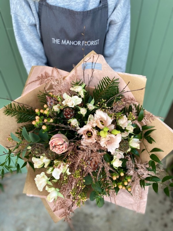 Christmas Copper Hand Tied