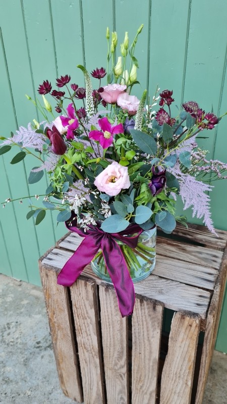 Wild About You Valentines Vase