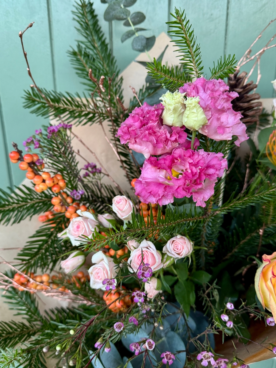 Winter Sunset Hand Tied