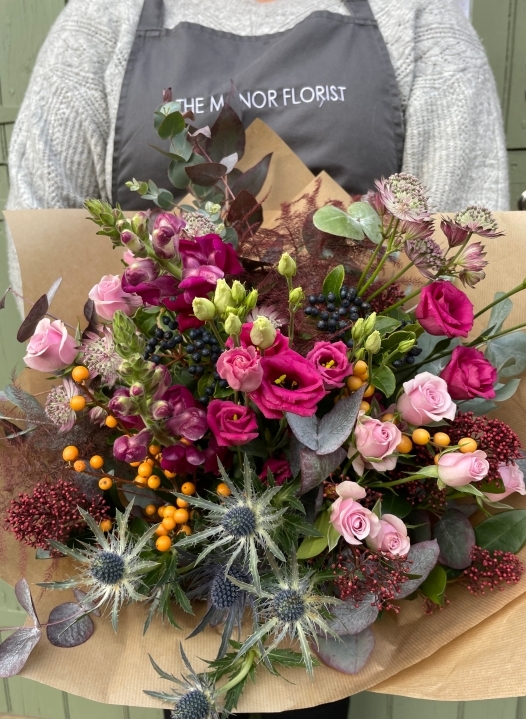 Christmas Berry Hand Tied