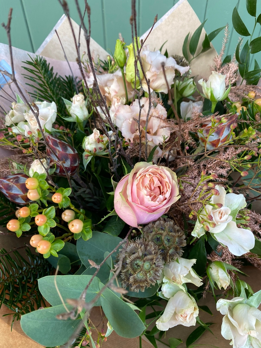 Christmas Copper Hand Tied