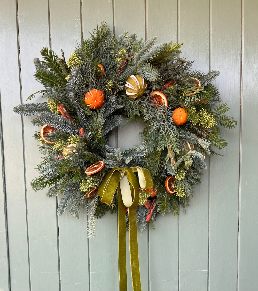 Citrus Christmas Wreath