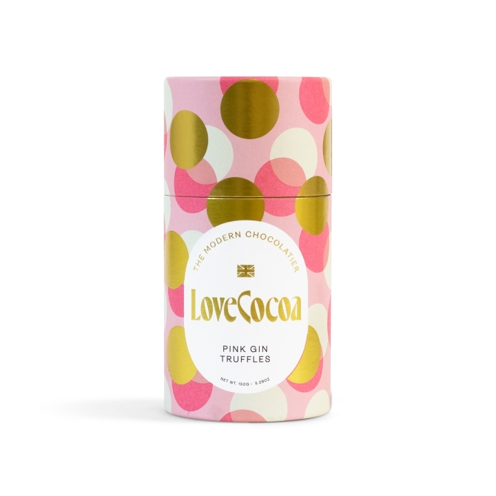 Pink Gin White Chocolate Truffles