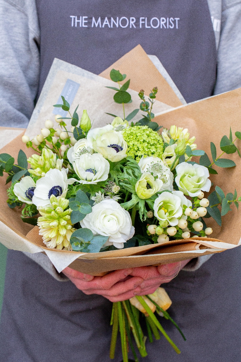 Spring Whites and Greens Handtied