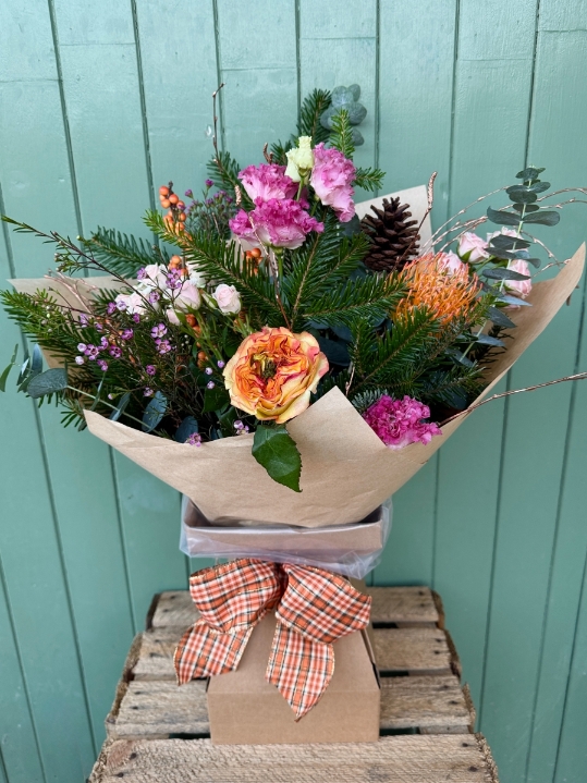 Winter Sunset Hand Tied