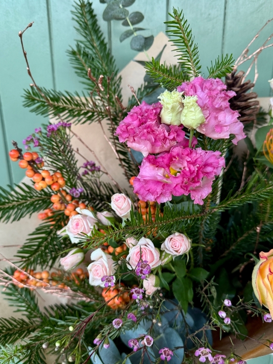 Winter Sunset Hand Tied