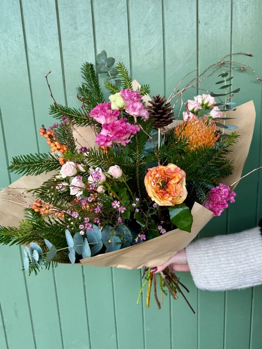 Winter Sunset Hand Tied